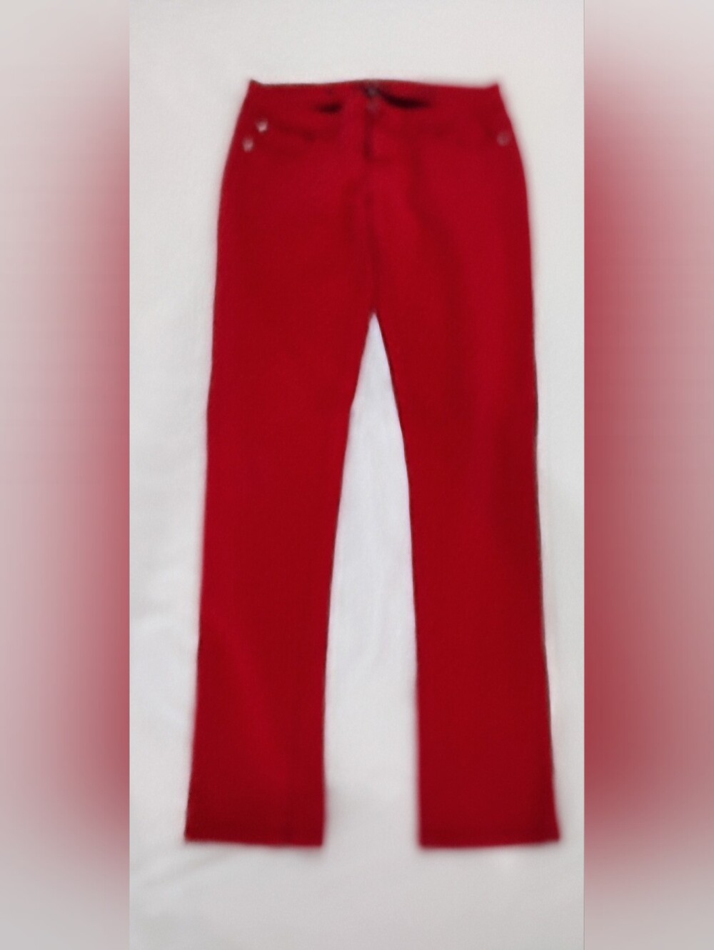 Celebrity Pink Sz 5 Red Straight Leg Trousers
